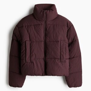 Divided Women’s Plum Puffer Cropped Jacket